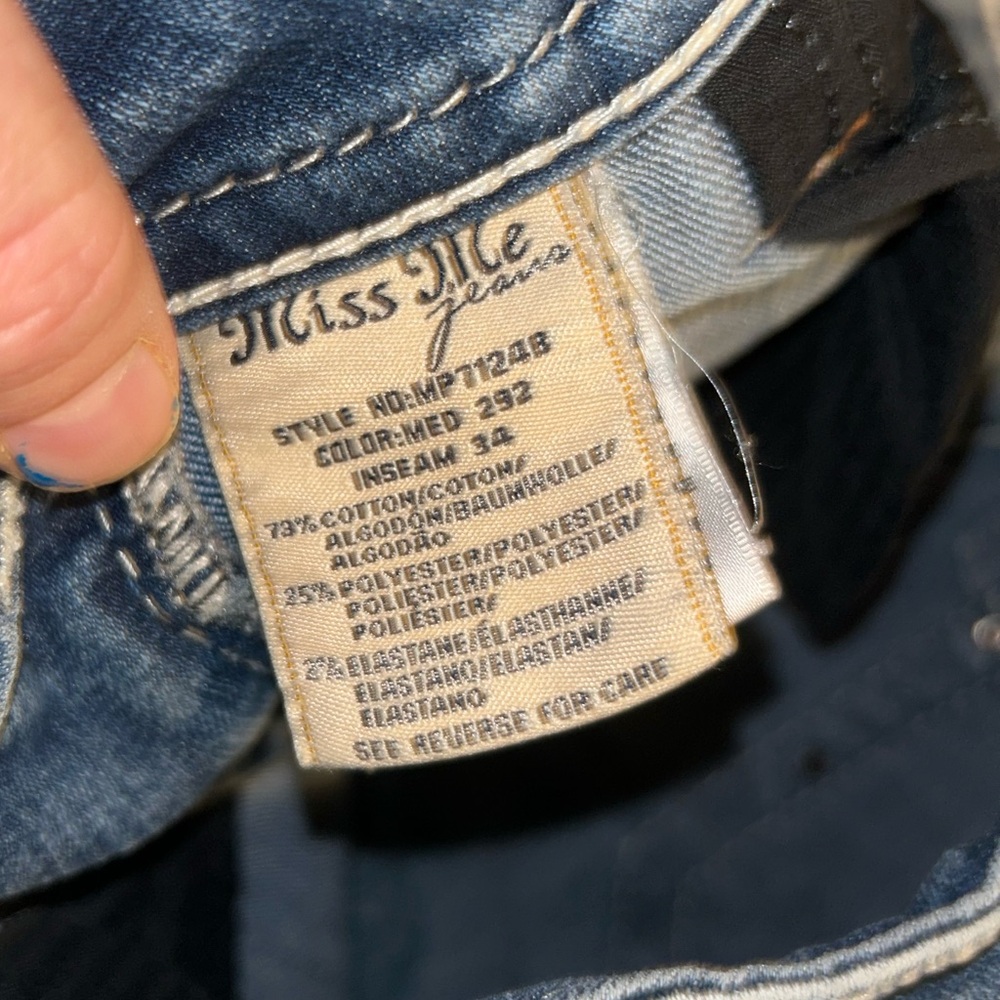 Miss Me Bootcut Jeans Size 27 - Picture 6 of 9